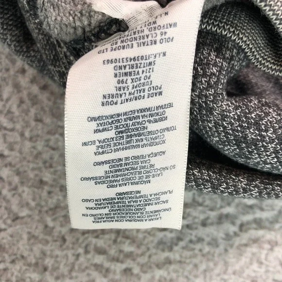 RRL Ralph Lauren Sweatshirt Adult 2XL Gray Fair Isle Nordic Crewneck Fleece